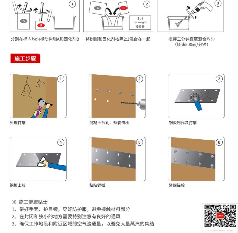 包钢荔城粘钢加固施工过程